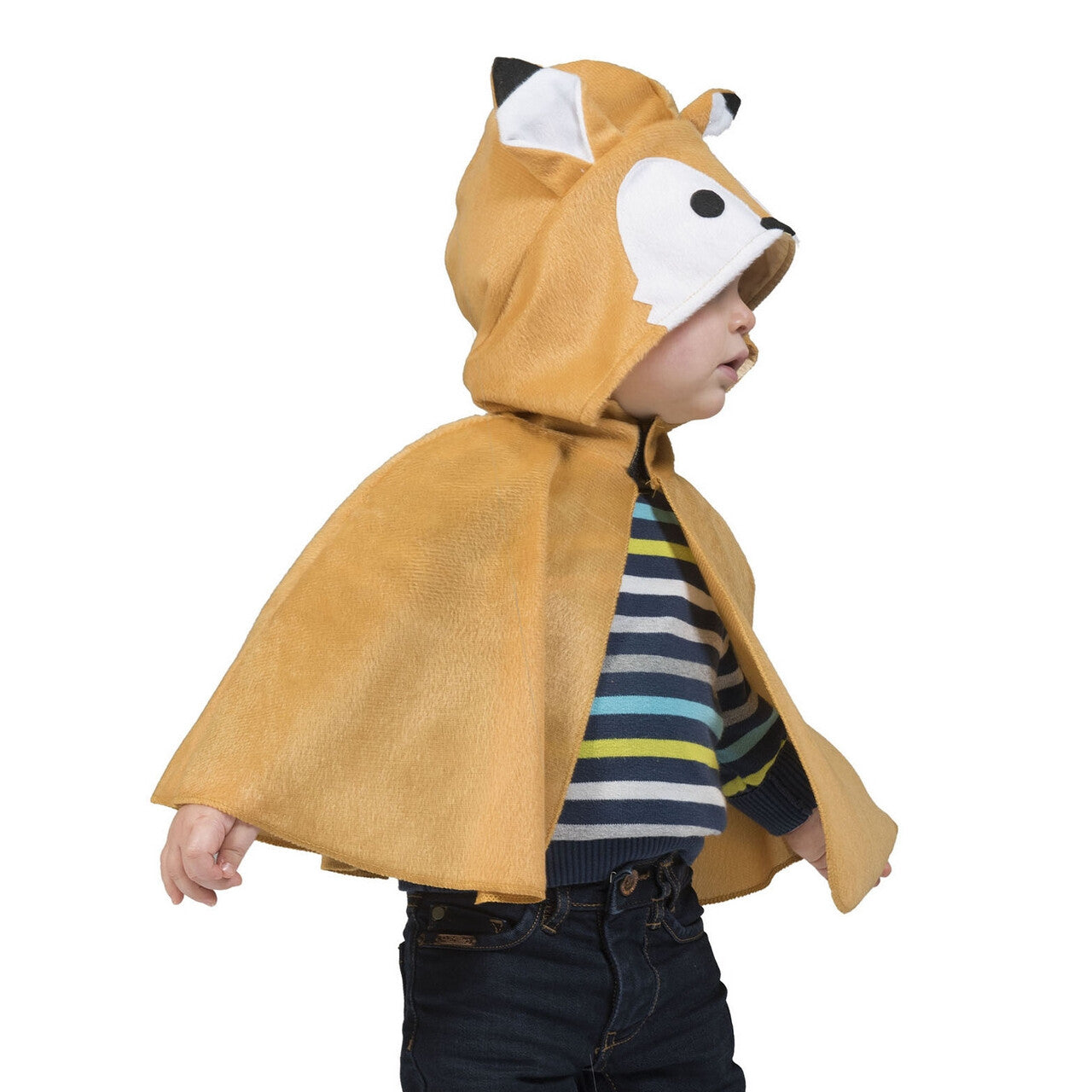 Op deze afbeelding zie je een Kostuums, van het merk Funny Fashion. Cape Vossen Welp Kippendief Kind