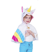 Op deze afbeelding zie je een Kostuums, van het merk Funny Fashion. Cape Regenboog Eenhoorn Magisch Sprookje Meisje