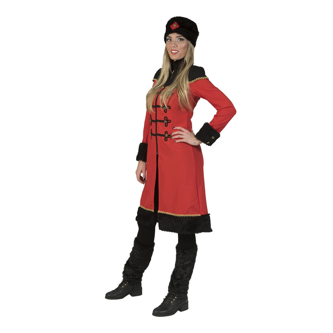 Op deze afbeelding zie je een Kostuums, van het merk Funny Fashion. Woeste Steppe Kozak Martyna Vrouw Kostuum