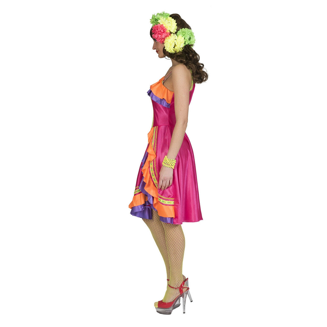 Op deze afbeelding zie je een Kostuums, van het merk Funny Fashion. Sandra Samba Brasil Carnaval Vrouw Kostuum