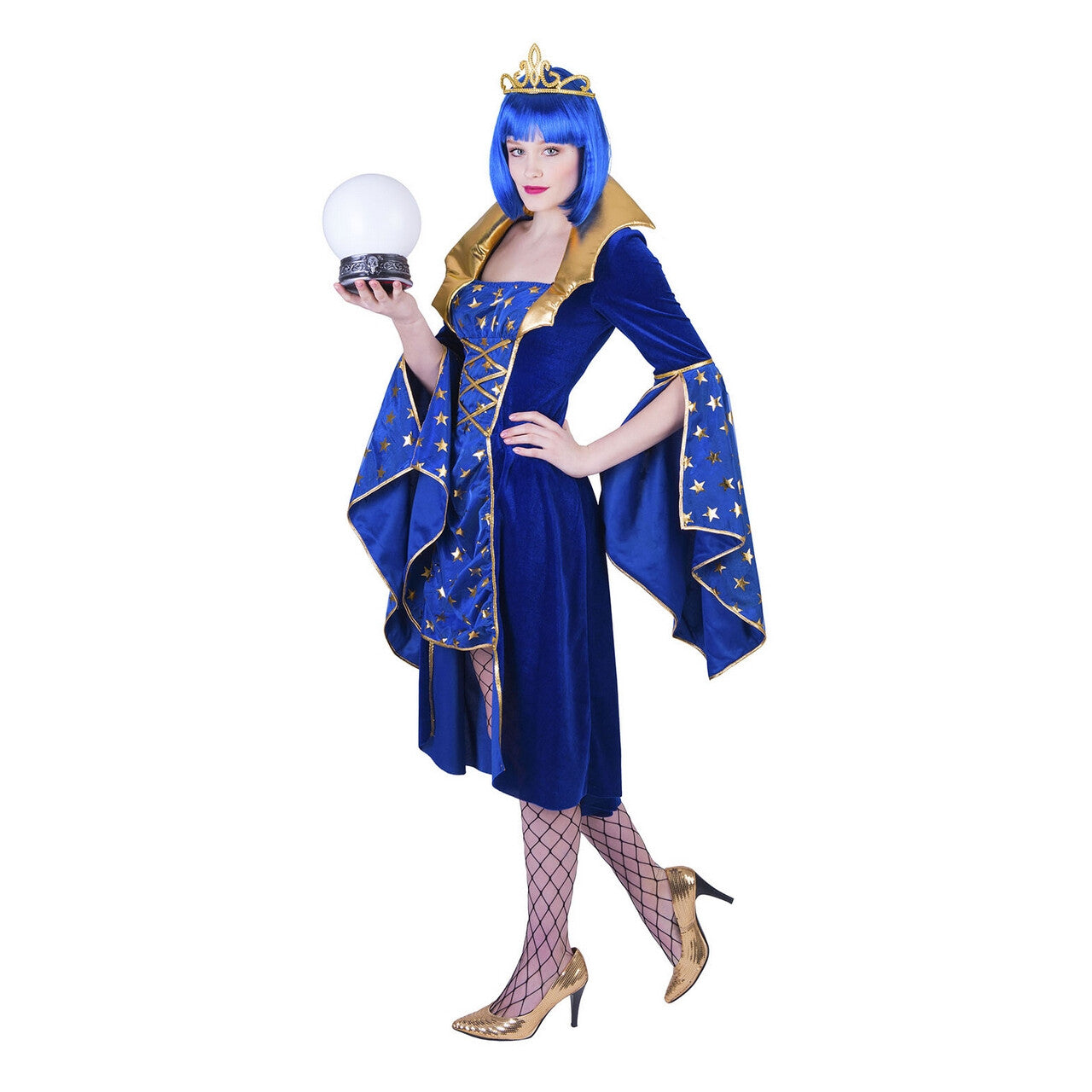 Op deze afbeelding zie je een Kostuums, van het merk Funny Fashion. Wonderlijke Waarzegster Wioleta Vrouw Kostuum