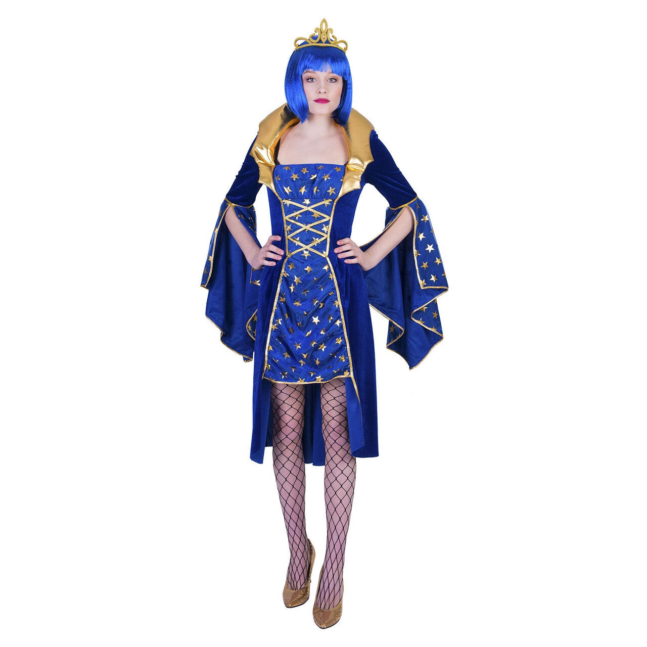 Op deze afbeelding zie je een Kostuums, van het merk Funny Fashion. Wonderlijke Waarzegster Wioleta Vrouw Kostuum