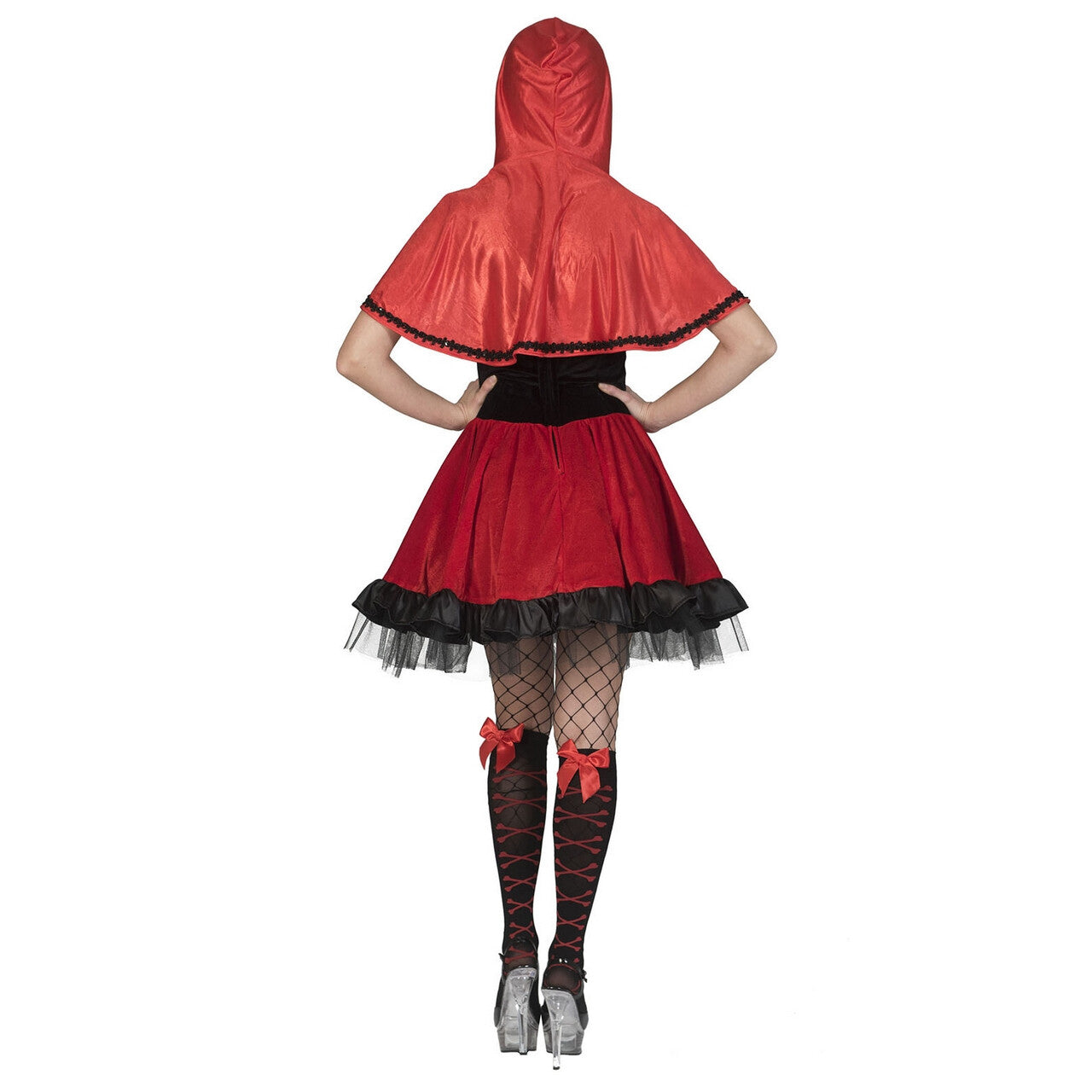 Op deze afbeelding zie je een Kostuums, van het merk Funny Fashion. Onschuldig Roodkapje Op Weg Naar Grootmoeder Vrouw Kostuum