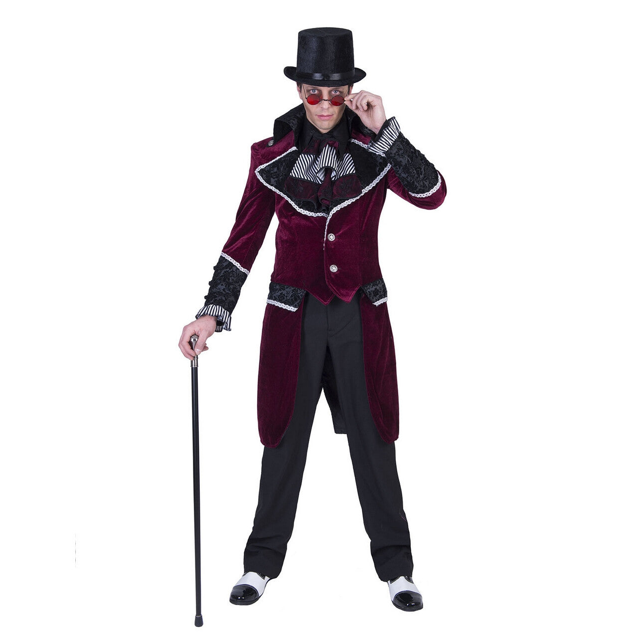 Op deze afbeelding zie je een Kostuums, van het merk Funny Fashion. Gotische Aristocraat Oud Londen Frackjas Man