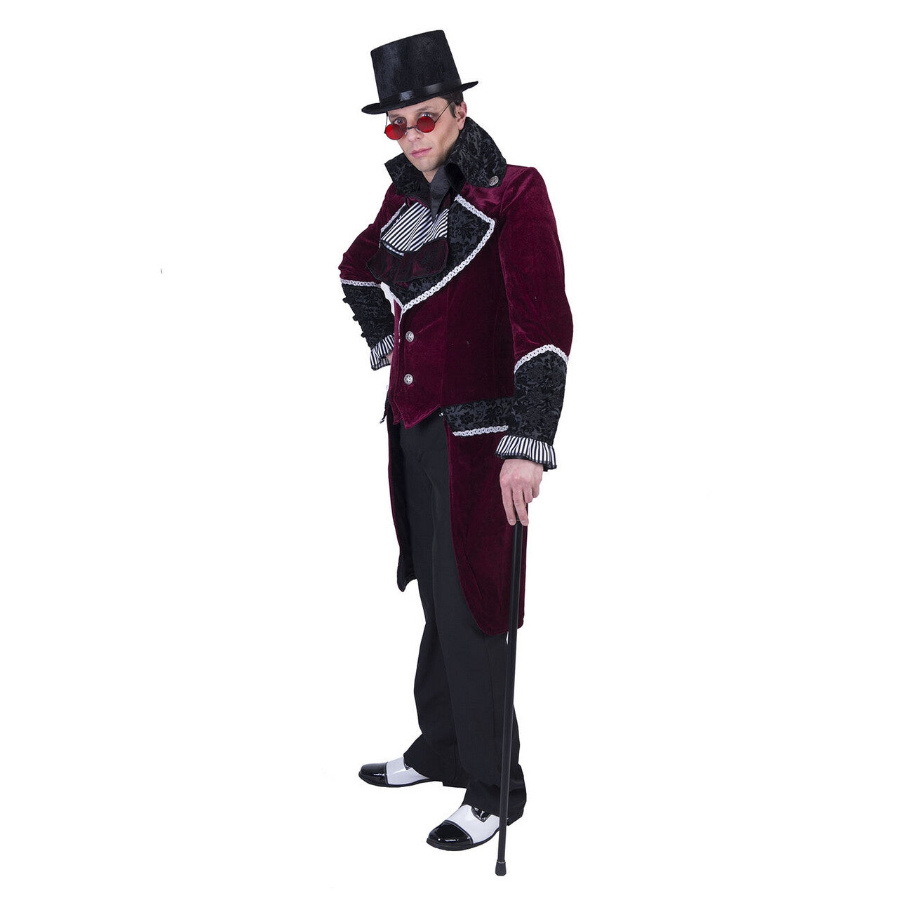 Op deze afbeelding zie je een Kostuums, van het merk Funny Fashion. Gotische Aristocraat Oud Londen Frackjas Man