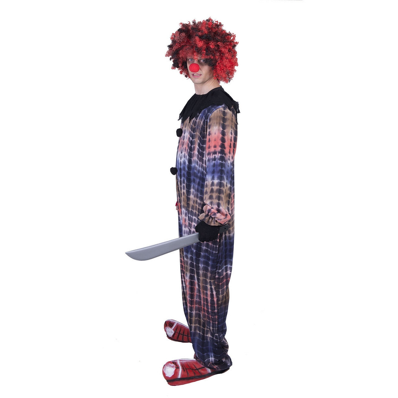 Op deze afbeelding zie je een Kostuums, van het merk Funny Fashion. Clown Vol Leedvermaak Man Kostuum