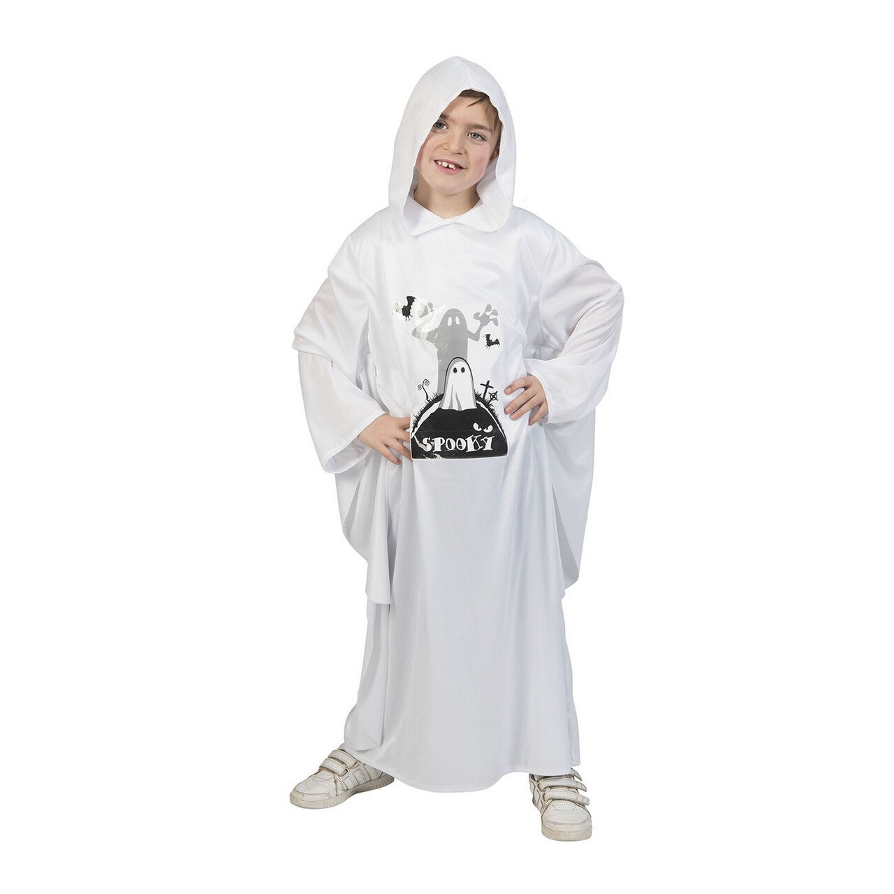 Op deze afbeelding zie je een Kostuums, van het merk Funny Fashion. Geest Tochtig Kerkhof Kind Kostuum