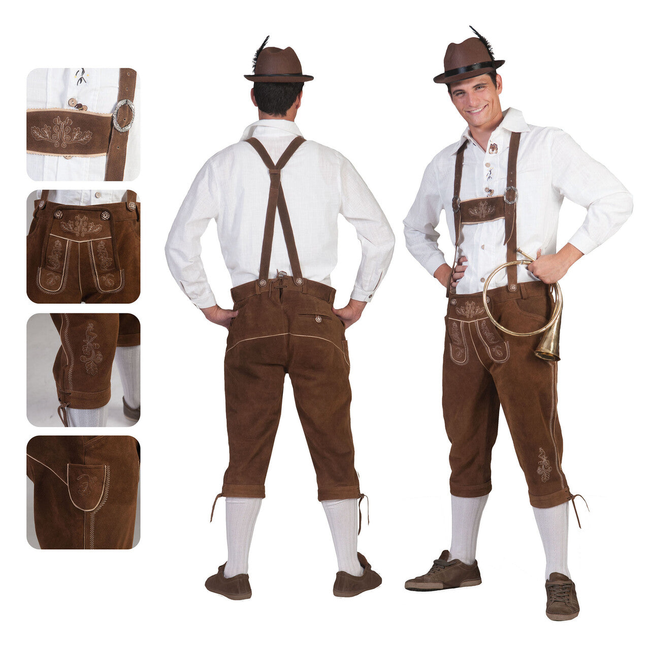 Op deze afbeelding zie je een Accessoires, van het merk Funny Fashion. Luxe Lederhose Bierfeest Bernd