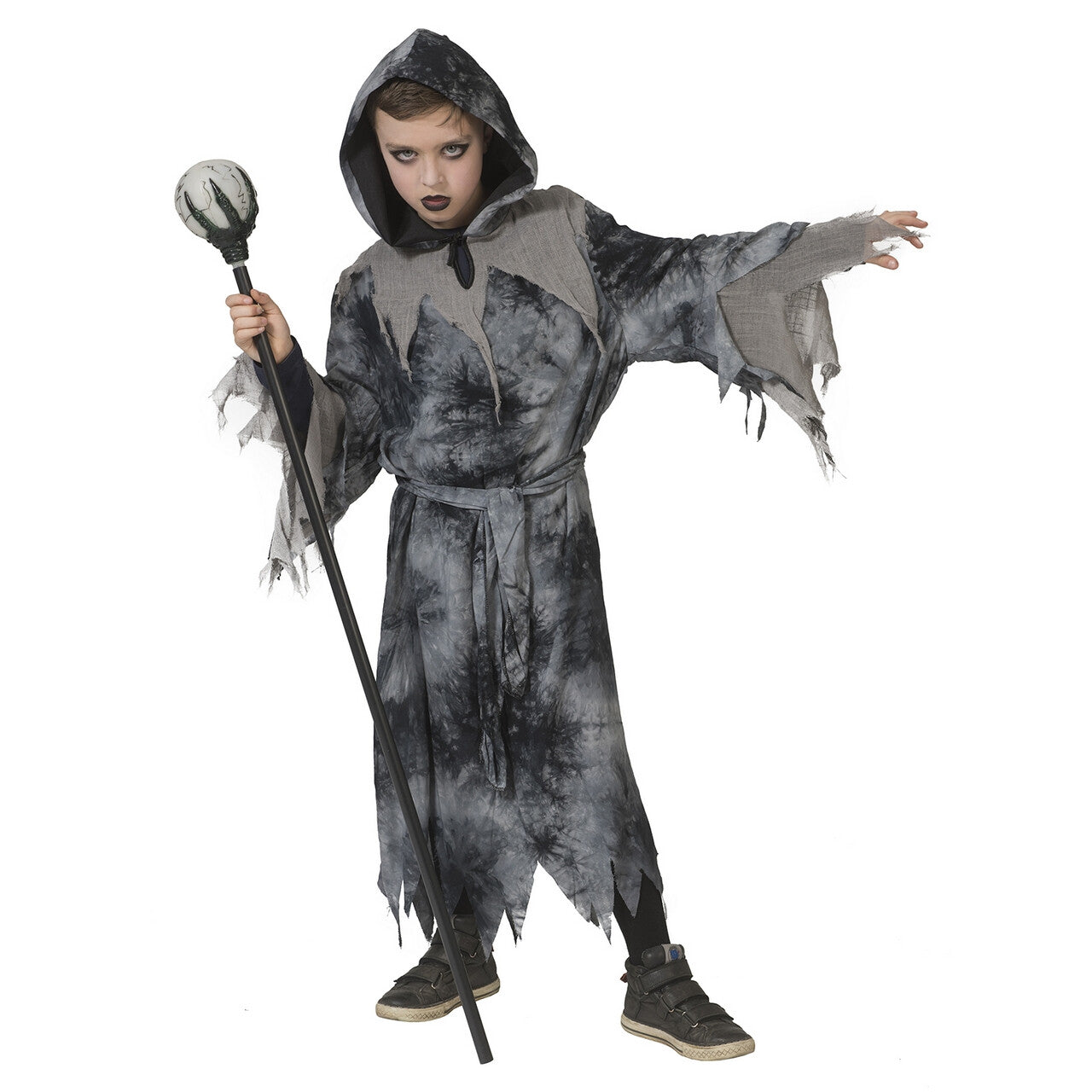 Op deze afbeelding zie je een Kostuums, van het merk Funny Fashion. Lord Of The Rings Tovenaar Gandalf Kind Kostuum