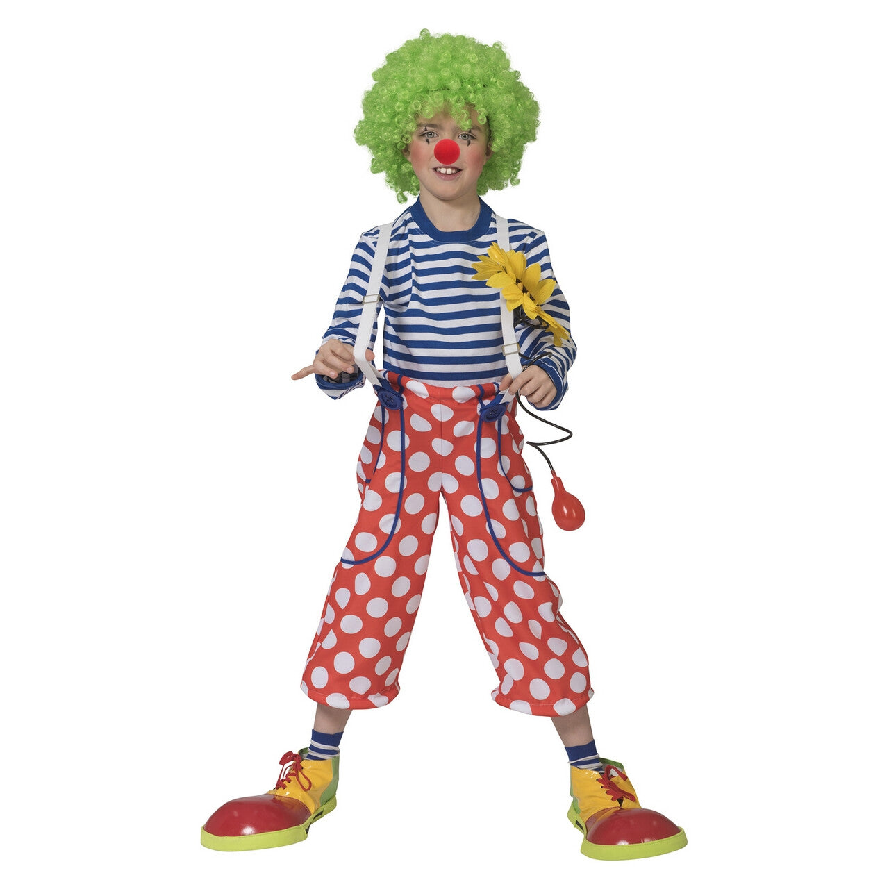Op deze afbeelding zie je een Kostuums, van het merk Funny Fashion. Clown Pants Dotted Kind