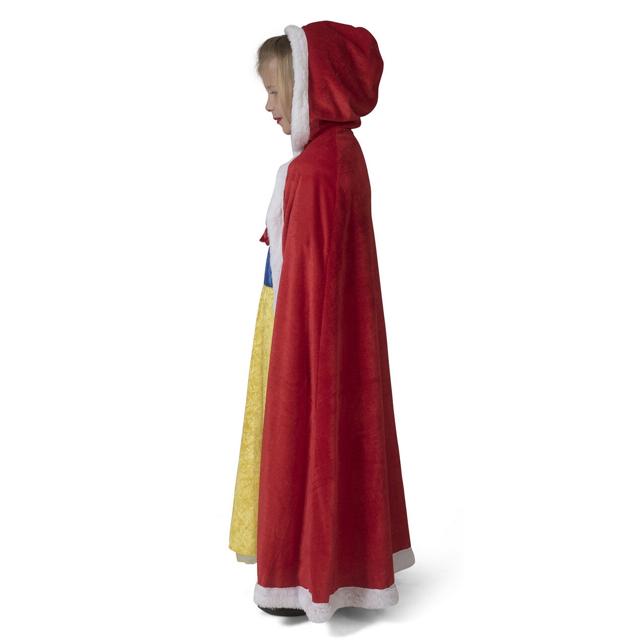 Op deze afbeelding zie je een Kostuums, van het merk Funny Fashion. Queen Cape Red Meisje