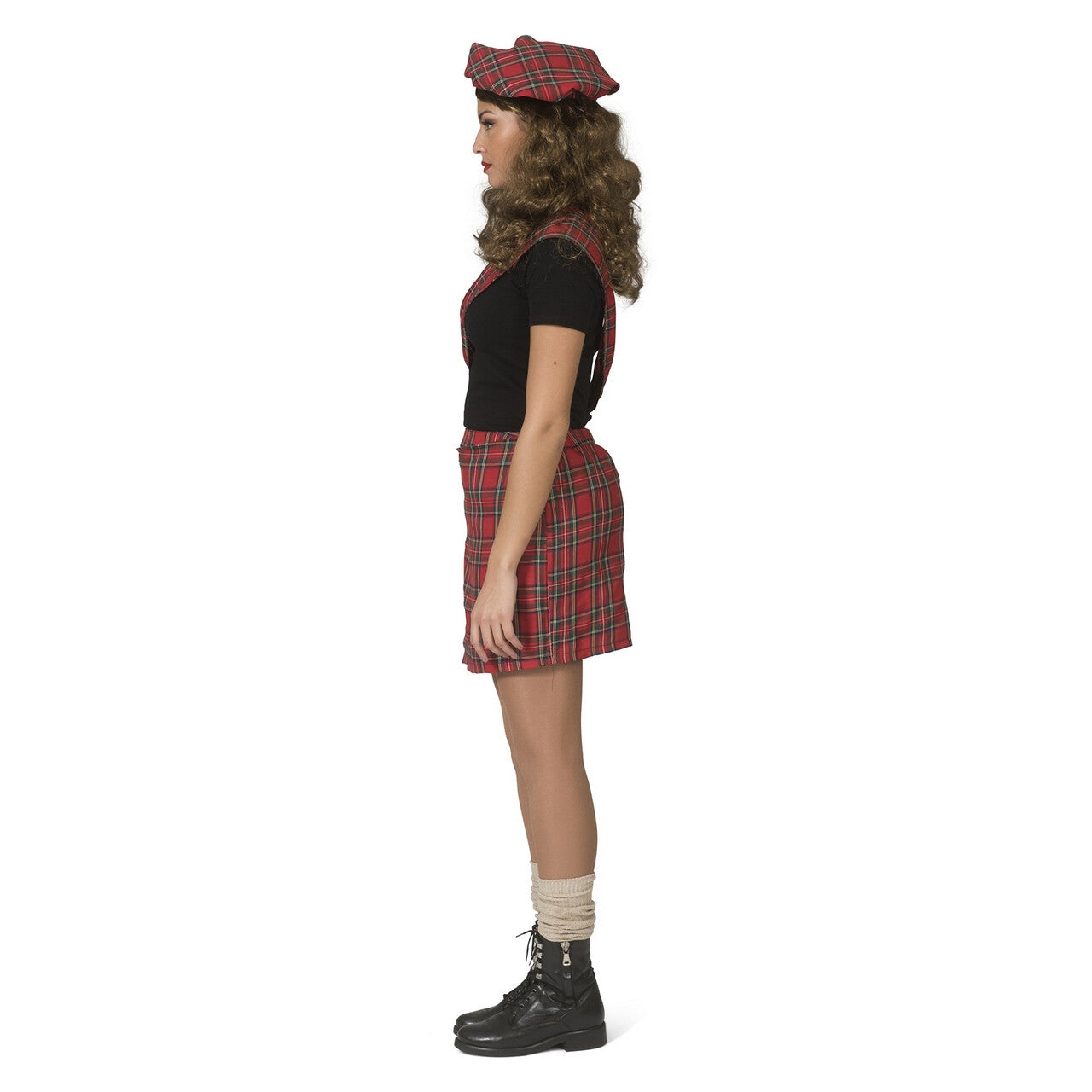 Op deze afbeelding zie je een Kostuums, van het merk Funny Fashion. Stout Schoolmeisje Sheena Schotse Ruit Vrouw Kostuum