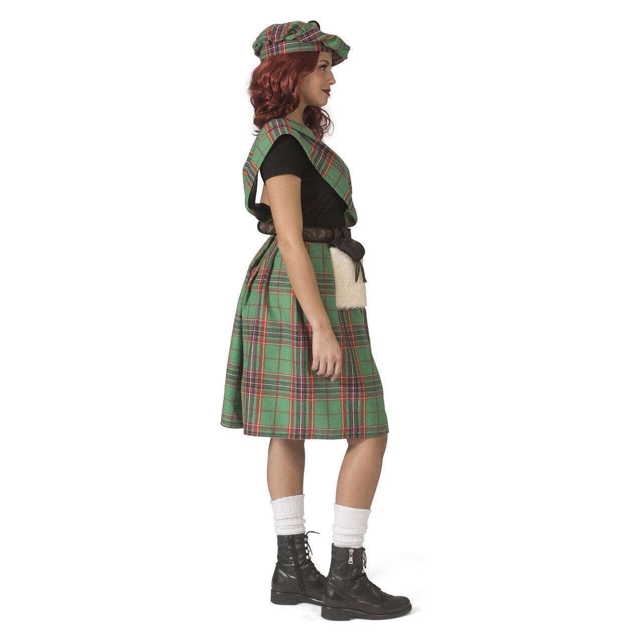 Op deze afbeelding zie je een Kostuums, van het merk Funny Fashion. Wereldkampioene Highlander Games Schotland Vrouw Kostuum