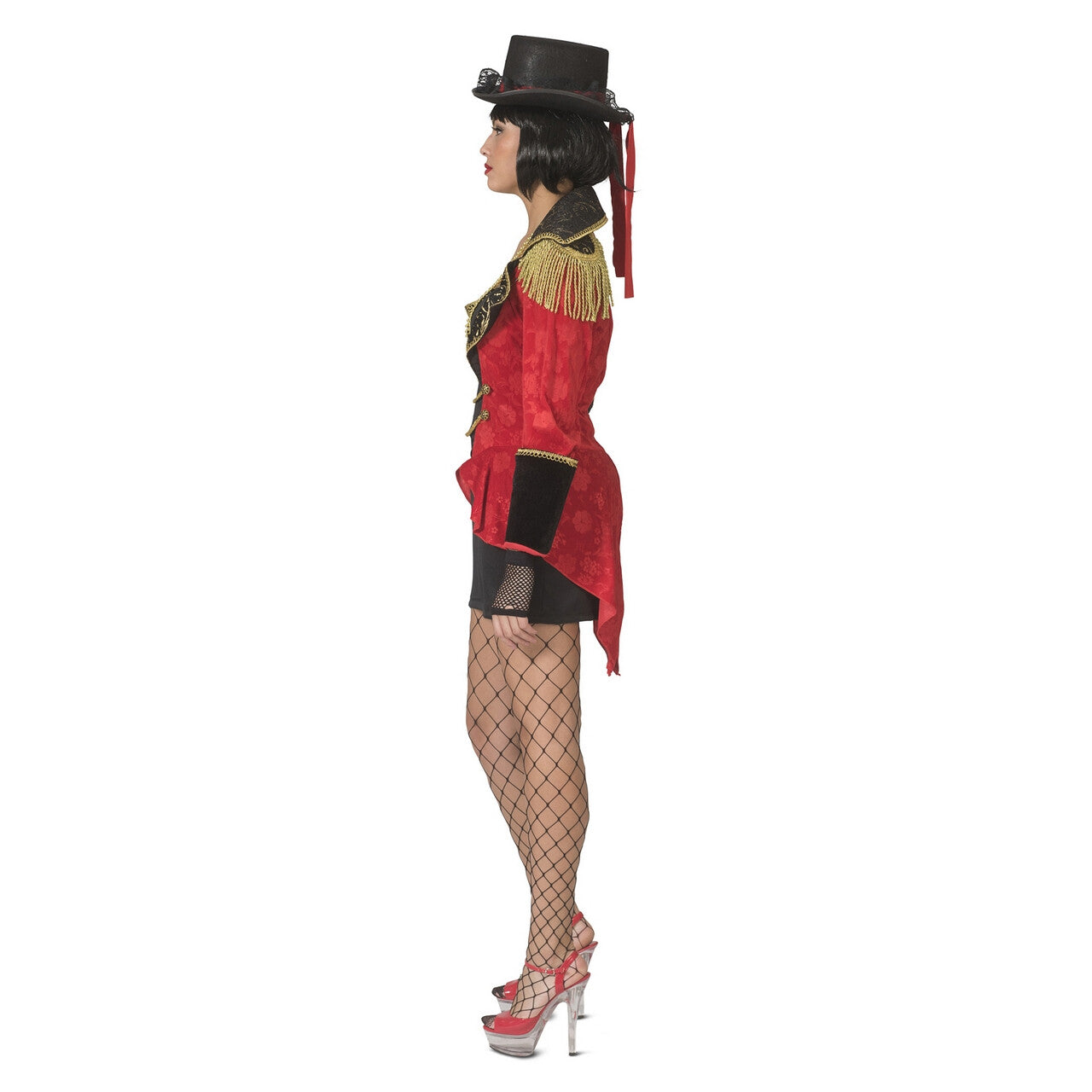 Op deze afbeelding zie je een Kostuums, van het merk Funny Fashion. Wilde Dompteur Tamme Leeuwen Circus Vrouw Kostuum