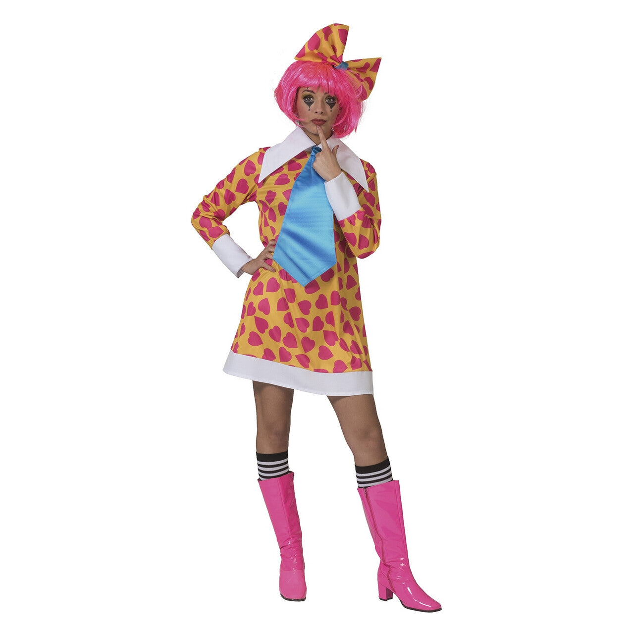 Op deze afbeelding zie je een Kostuums, van het merk Funny Fashion. Clown Van De Liefde Vrouw Kostuum