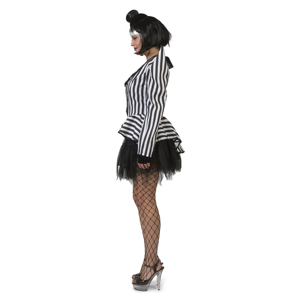 Op deze afbeelding zie je een Kostuums, van het merk Funny Fashion. Beetlejuice Horror Fantasy Jas Vrouw