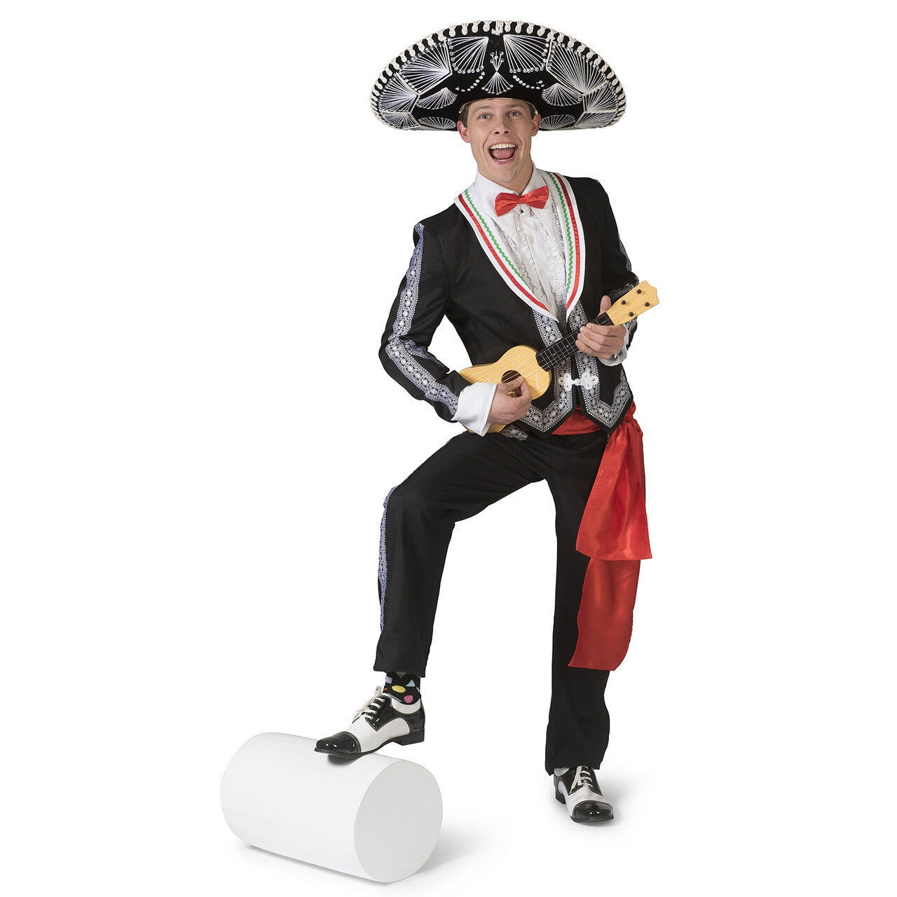 Op deze afbeelding zie je een Kostuums, van het merk Funny Fashion. Maximo Mexicaanse Mariachi Muzikant Man Kostuum