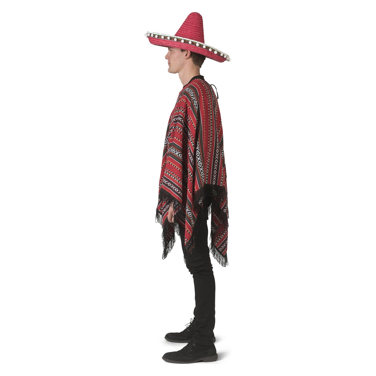 Op deze afbeelding zie je een Kostuums, van het merk Funny Fashion. Poncho Mexicaanse Bandiet Pedro Pistola Man Kostuum