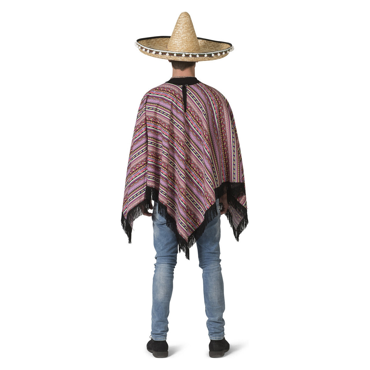 Op deze afbeelding zie je een Kostuums, van het merk Funny Fashion. Poncho Raul Mexicaanse Mariachi Man Kostuum