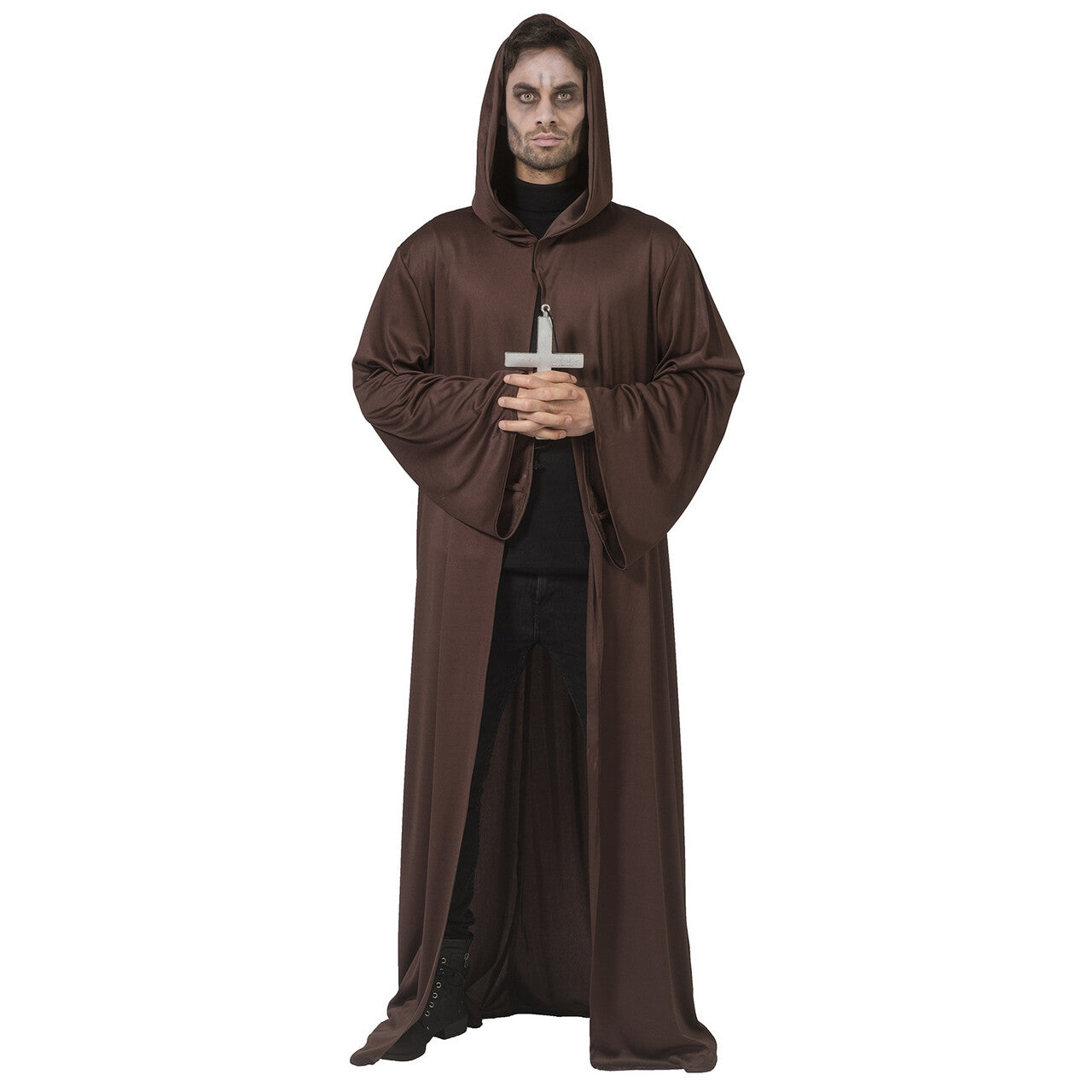 Op deze afbeelding zie je een Kostuums, van het merk Funny Fashion. Monnik Kloosterorde Franciscus Man Kostuum