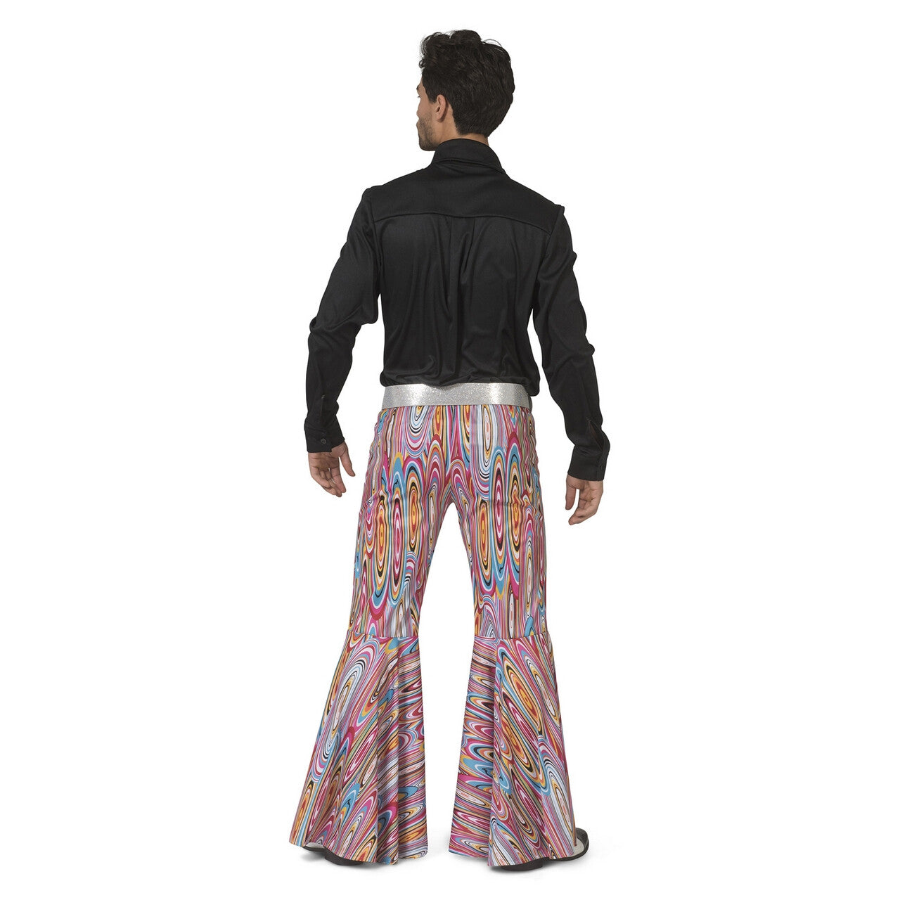 Op deze afbeelding zie je een Kostuums, van het merk Funny Fashion. Zwart Shirt Disco Dancer John Man