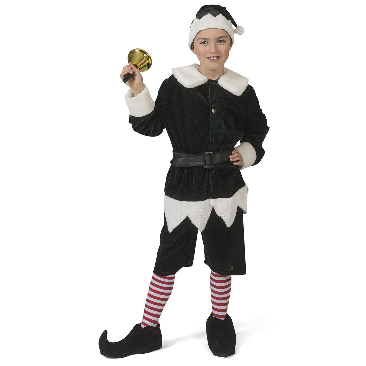 Op deze afbeelding zie je een Kostuums, van het merk Funny Fashion. Noordpool Kerstelf Hulpje Van De Kerstman Jongen Kostuum