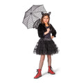 Zwarte Glitter Tule Petticoat Meisje