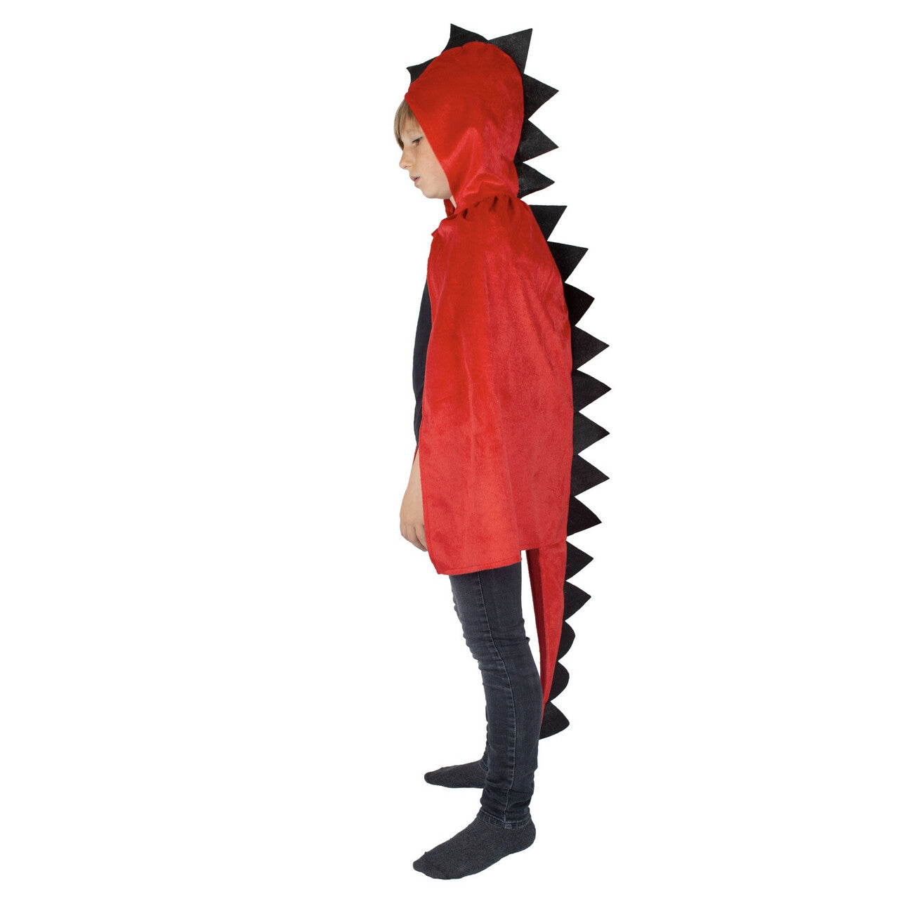 Op deze afbeelding zie je een Kostuums, van het merk Funny Fashion. Rode Drako De Draak Kind