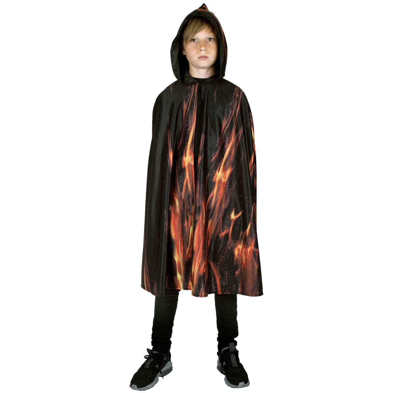 Op deze afbeelding zie je een Kostuums, van het merk Funny Fashion. Vurige Duivelscape Kind