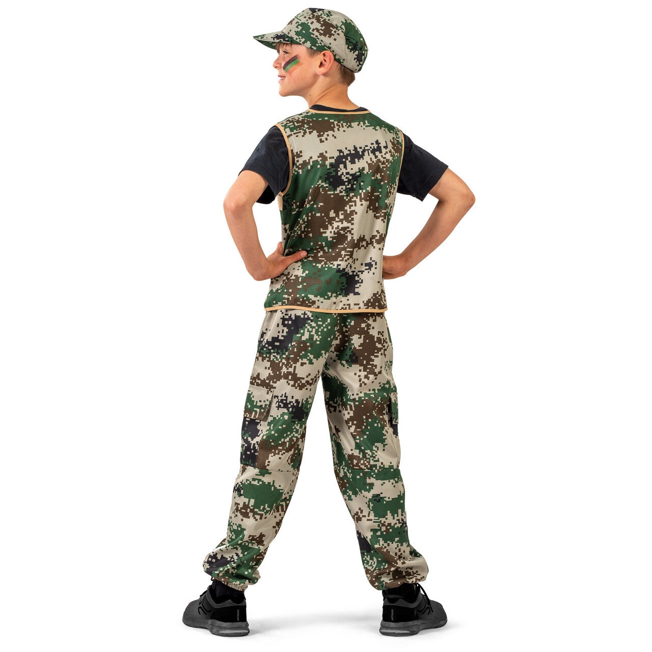 Op deze afbeelding zie je een Kostuums, van het merk Funny Fashion. Loopgraven Leger Leo Jongen Kostuum