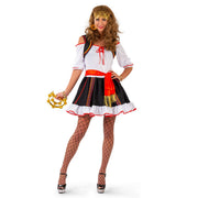 Op deze afbeelding zie je een Kostuums, van het merk Funny Fashion. Volkse Dame Zigeunerin Fiona Vrouw Kostuum
