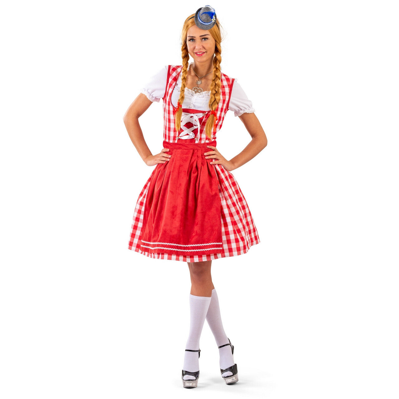 Op deze afbeelding zie je een Kostuums, van het merk Funny Fashion. Schattige Beierse Odette Vrouw Kostuum