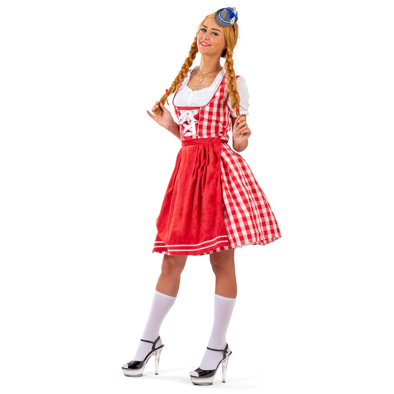 Op deze afbeelding zie je een Kostuums, van het merk Funny Fashion. Schattige Beierse Odette Vrouw Kostuum