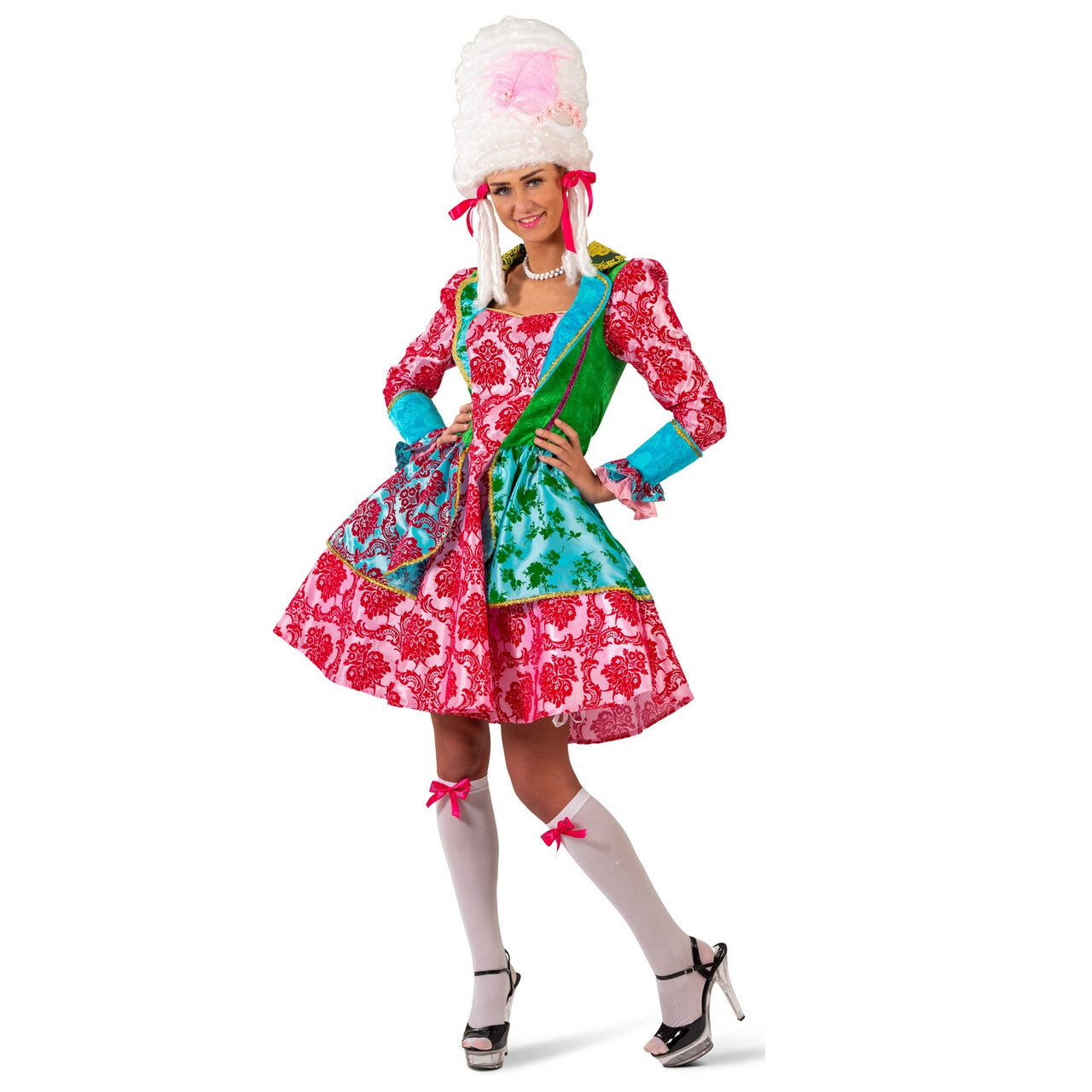 Op deze afbeelding zie je een Kostuums, van het merk Funny Fashion. Edele Ooh La La Lara Vrouw Kostuum