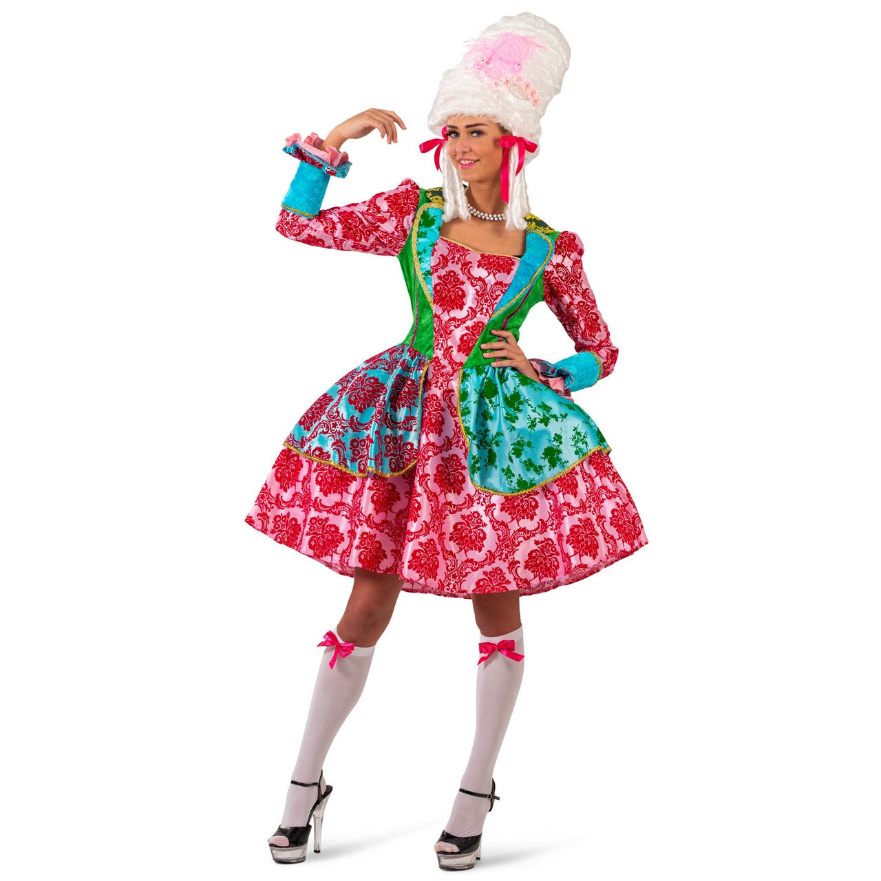 Op deze afbeelding zie je een Kostuums, van het merk Funny Fashion. Edele Ooh La La Lara Vrouw Kostuum