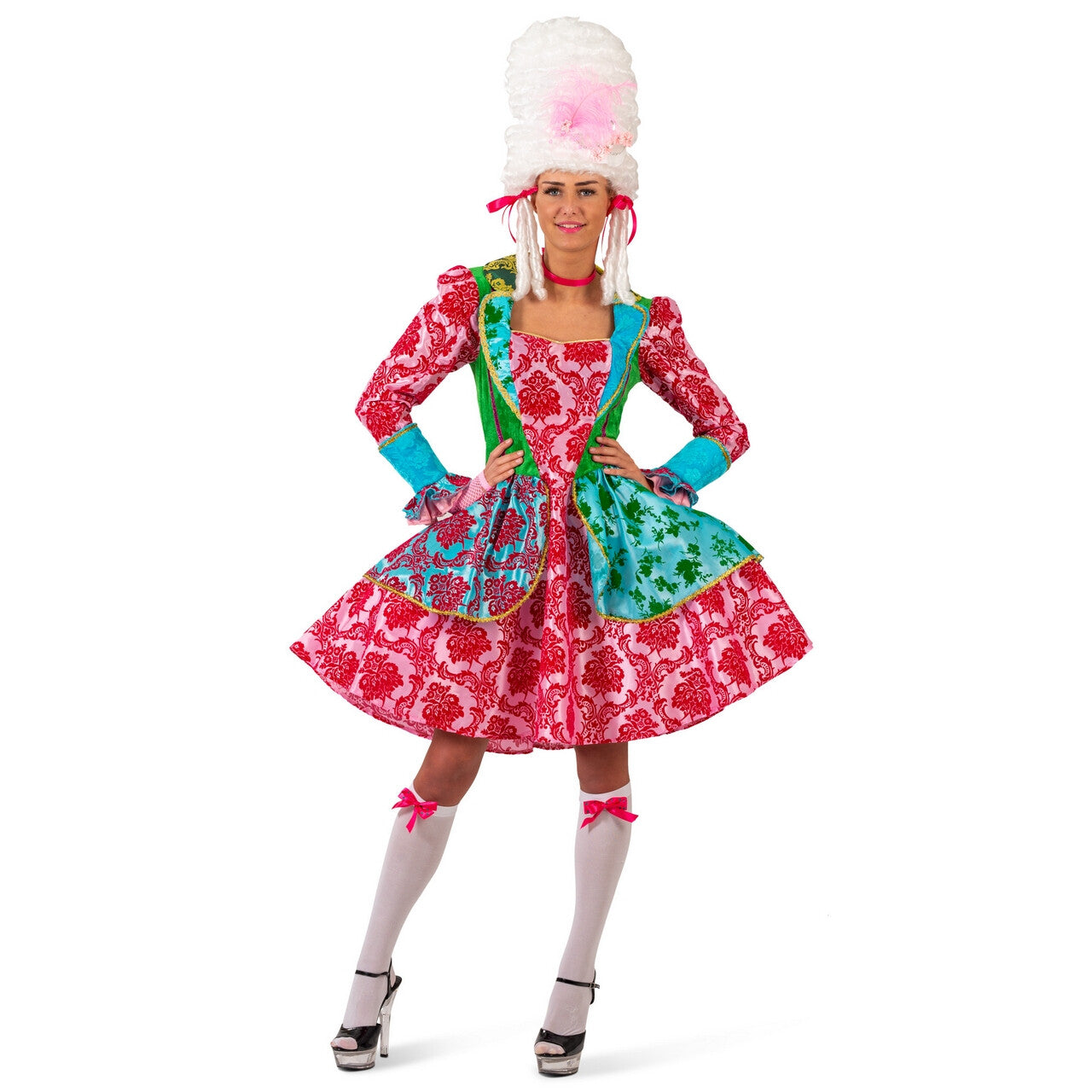 Op deze afbeelding zie je een Kostuums, van het merk Funny Fashion. Edele Ooh La La Lara Vrouw Kostuum