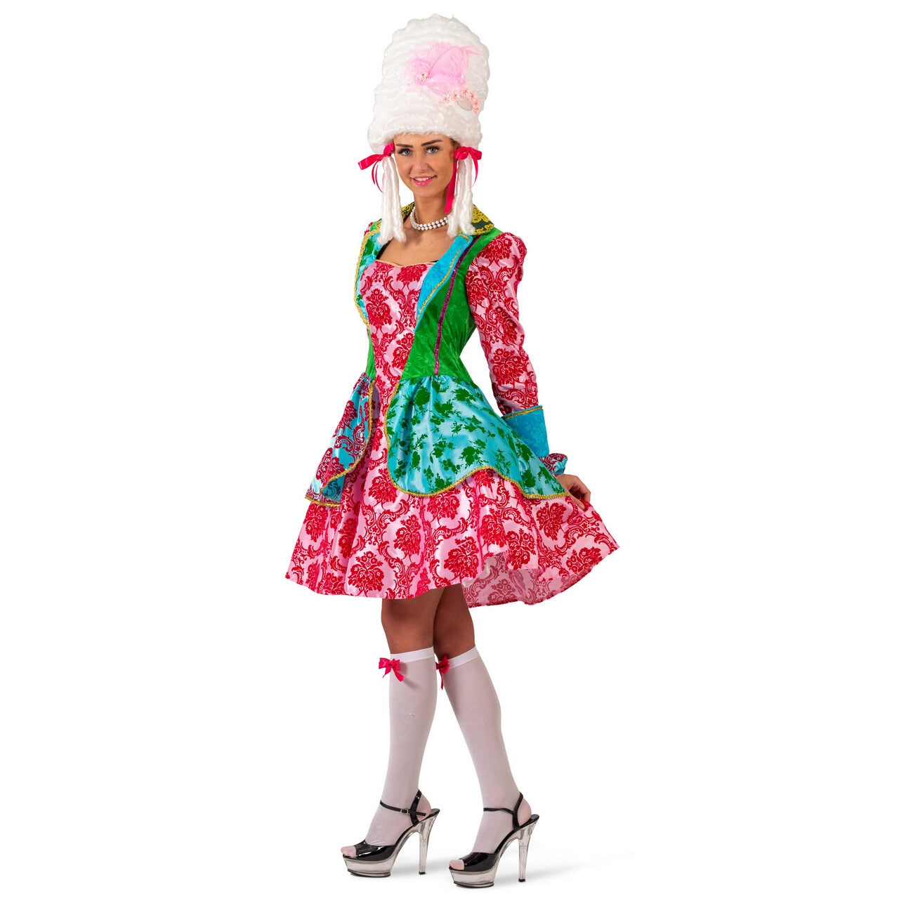 Op deze afbeelding zie je een Kostuums, van het merk Funny Fashion. Edele Ooh La La Lara Vrouw Kostuum