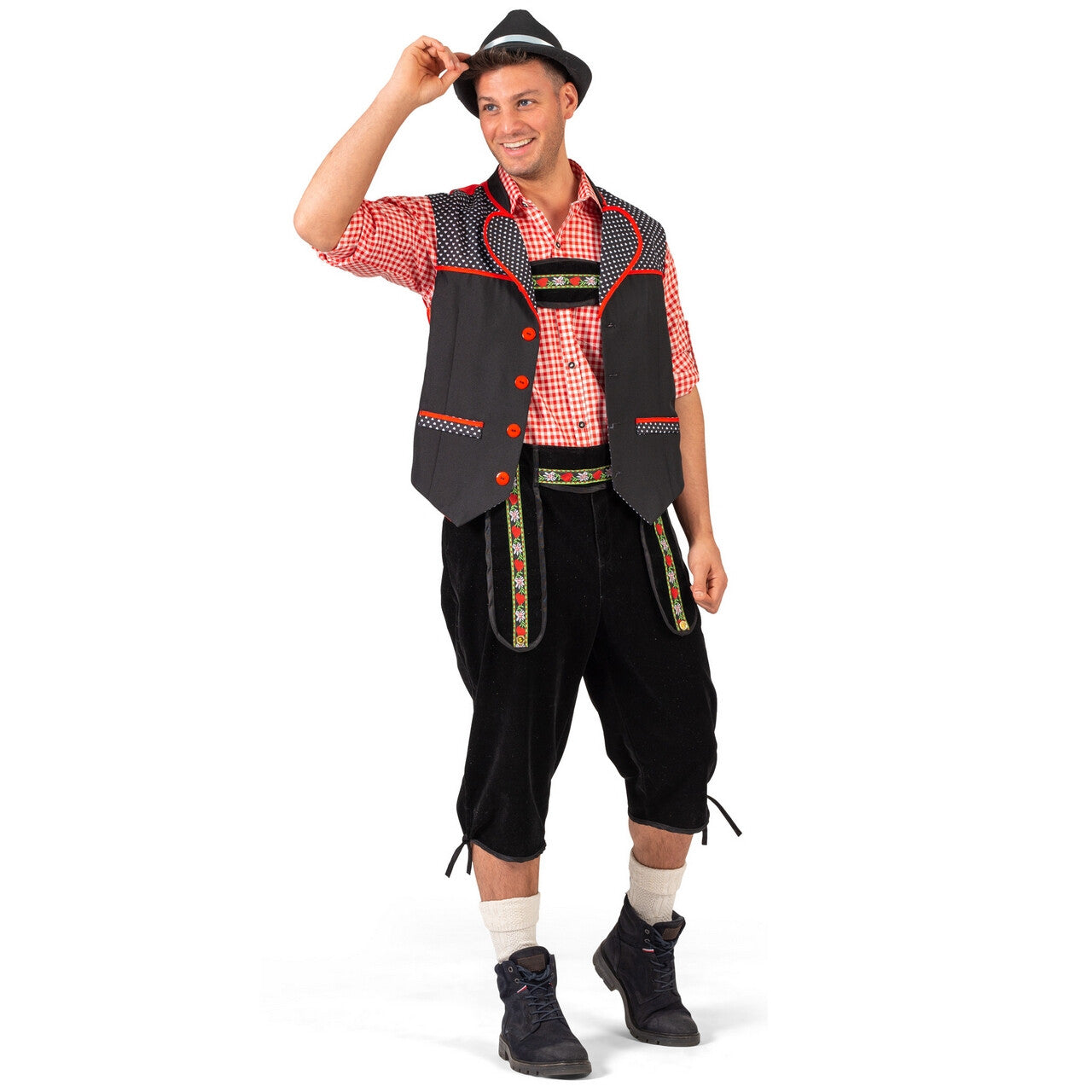 Op deze afbeelding zie je een Kostuums, van het merk Funny Fashion. Liefde Voor Bier Vest Man