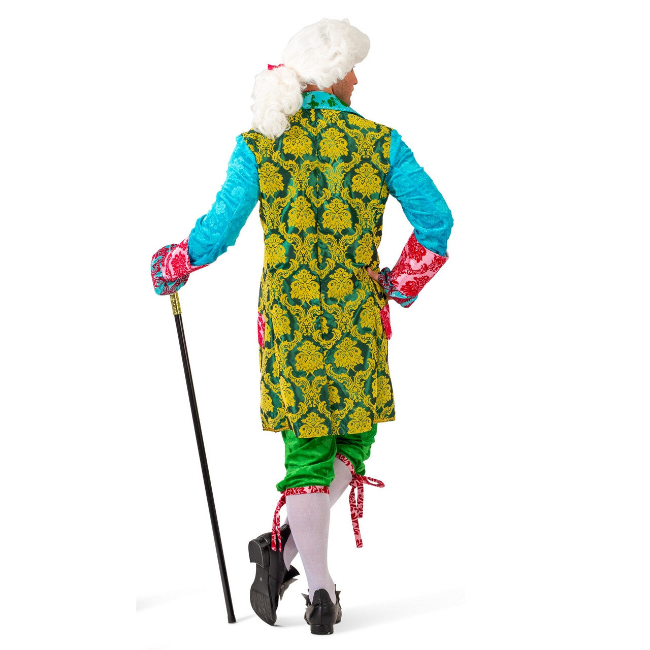 Op deze afbeelding zie je een Kostuums, van het merk Funny Fashion. Kleurrijke Karl Man Kostuum