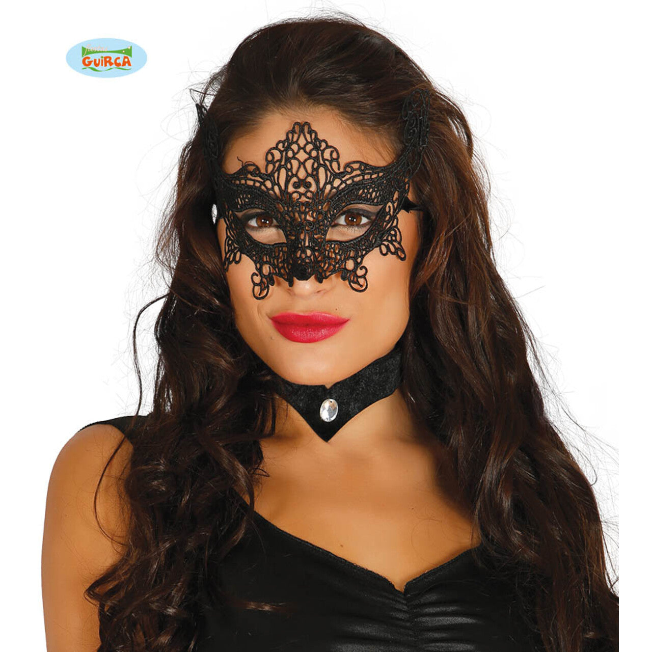 Op deze afbeelding zie je een Accessoires, van het merk Guirca. Oogmasker Borduurwerk