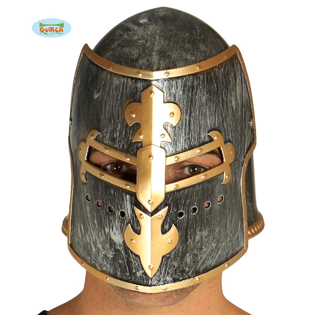 Op deze afbeelding zie je een Accessoires, van het merk Guirca. Helm Ridder Floris Met Vizier