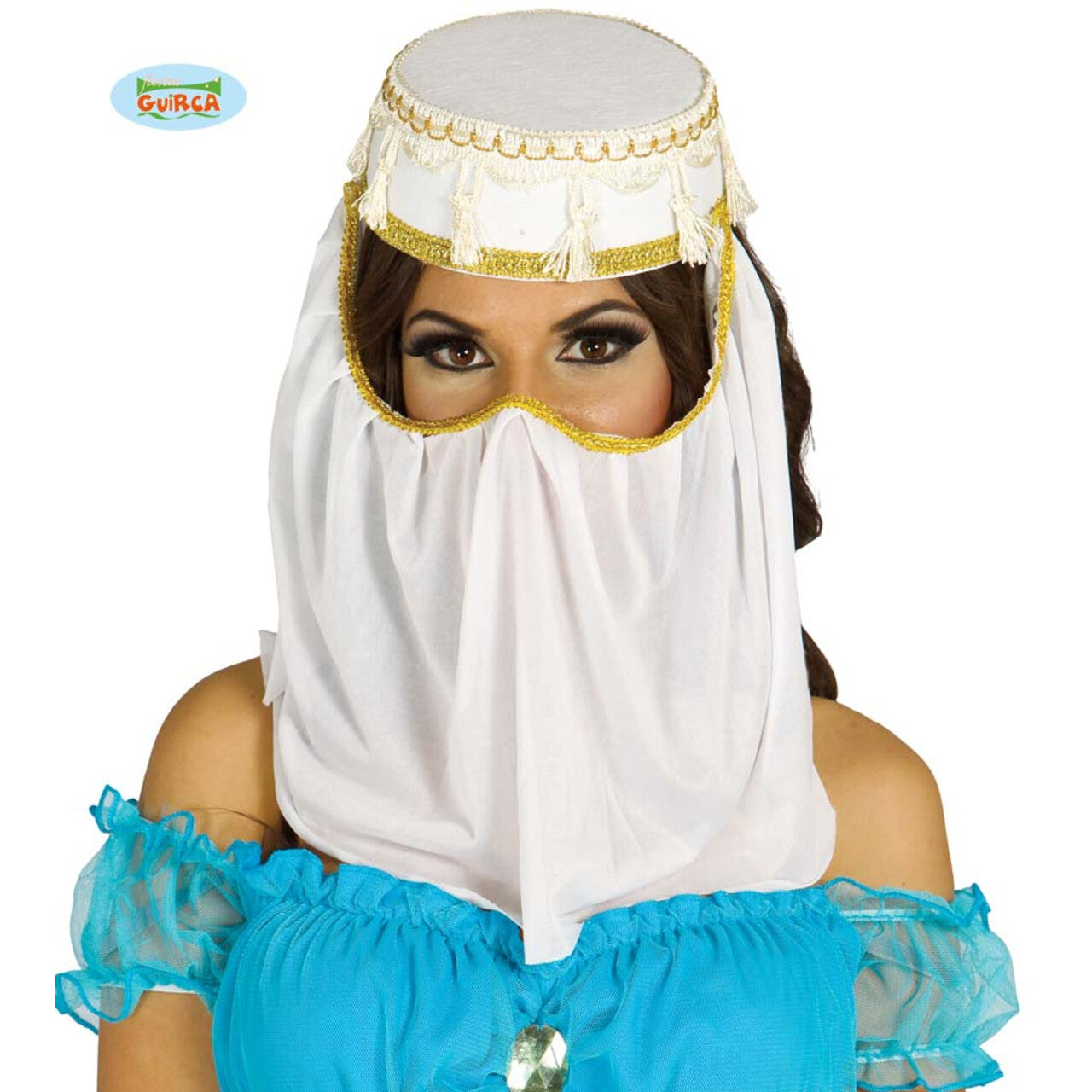 Op deze afbeelding zie je een Accessoires, van het merk Guirca. Sluier Harem Golfstaat