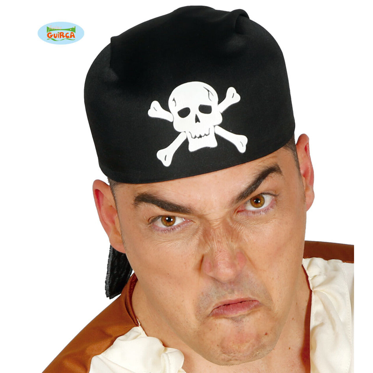 Op deze afbeelding zie je een Accessoires, van het merk Guirca. Piratenmuts Dodelijke Schedel