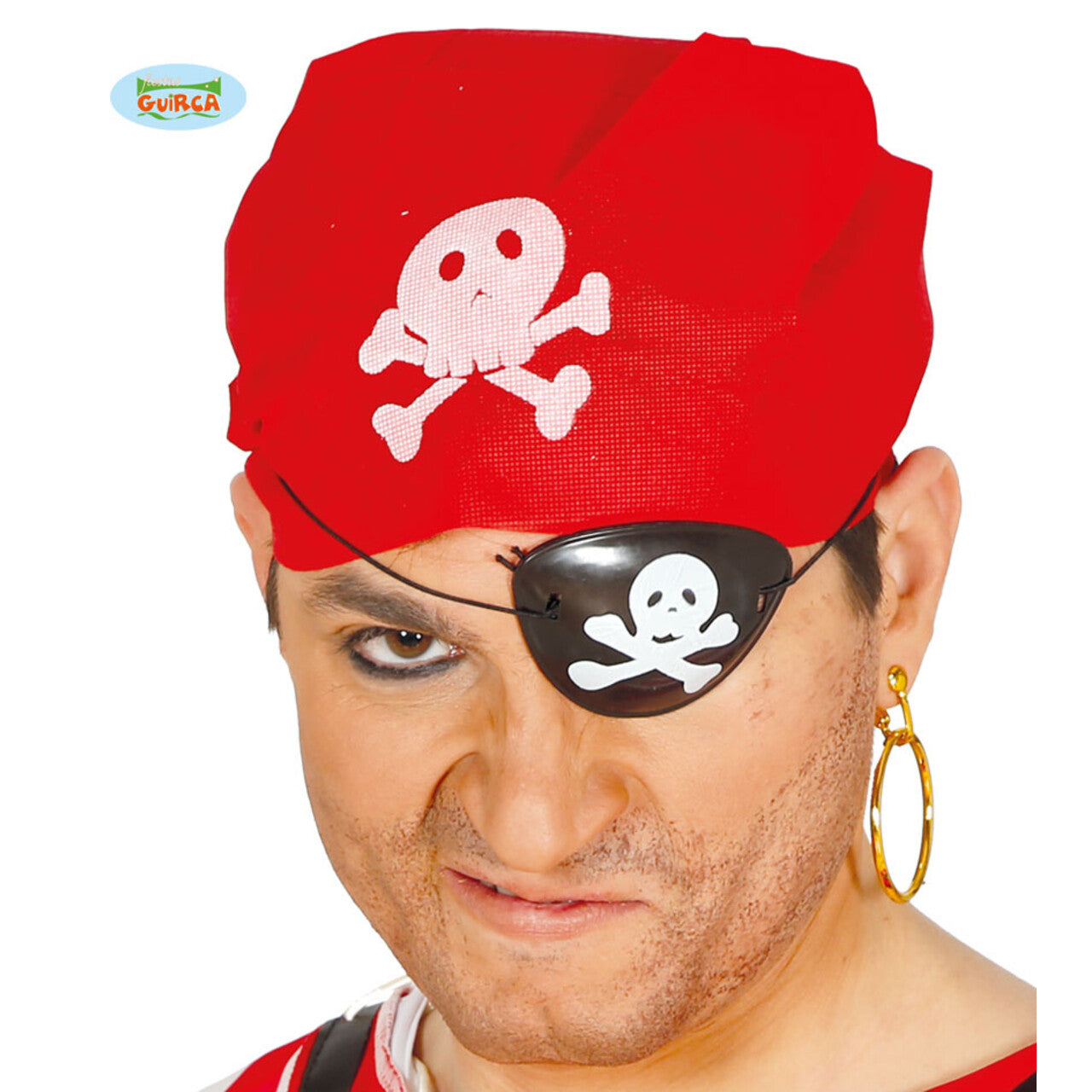Op deze afbeelding zie je een Accessoires, van het merk Guirca. Driedelige Piratenset Antigua