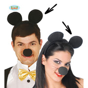 Op deze afbeelding zie je een Accessoires, van het merk Guirca. Mooie Ronde Muizenoren Haarband Mickey