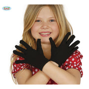 Op deze afbeelding zie je een Accessoires, van het merk Guirca. Korte Zwarte Handschoenen 22 Centimeter