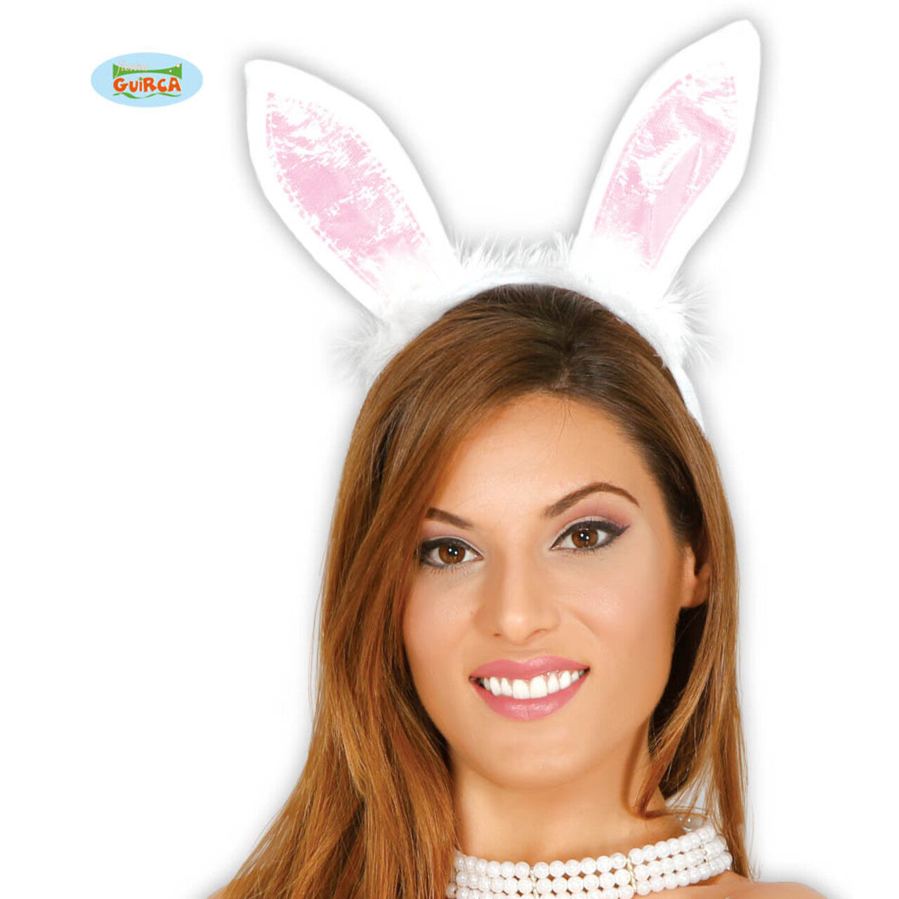 Op deze afbeelding zie je een Accessoires, van het merk Guirca. Haarband Zachte Bunny Konijnenoren