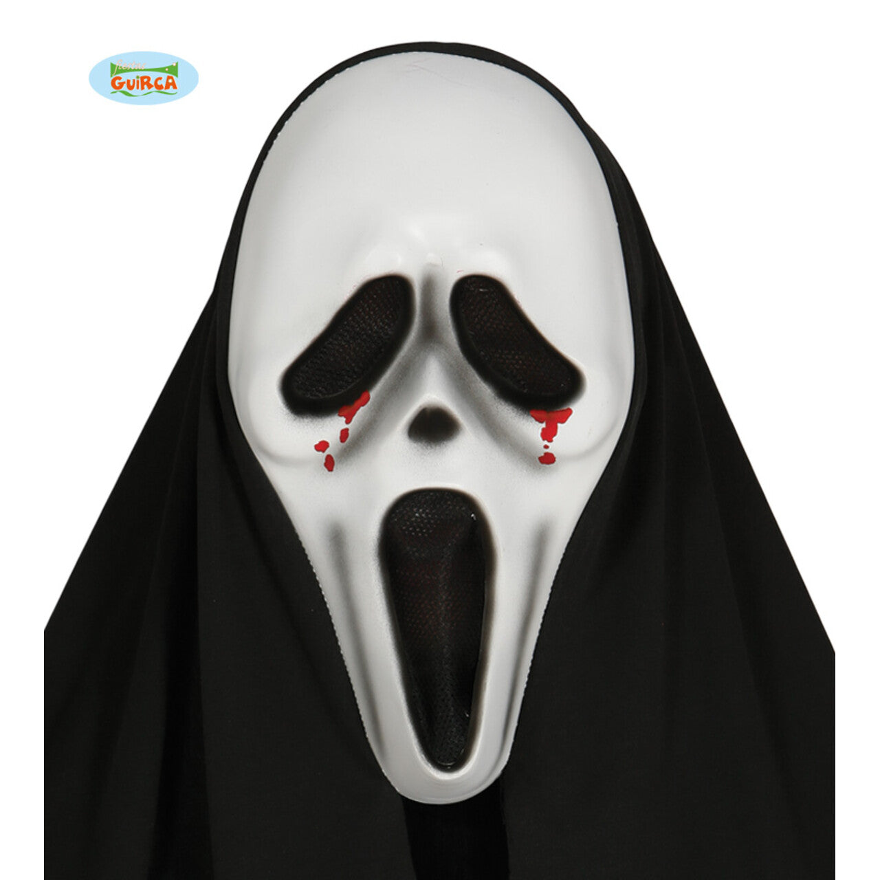 Op deze afbeelding zie je een Accessoires, van het merk Guirca. Scream Masker Met Kap