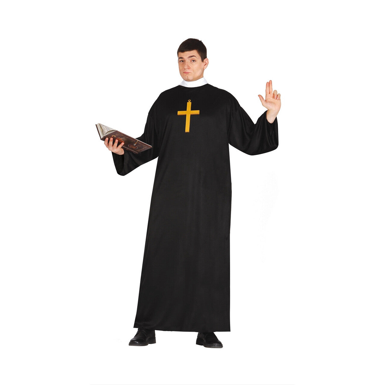 Op deze afbeelding zie je een Kostuums, van het merk Guirca. Pater Franciscus Man Kostuum