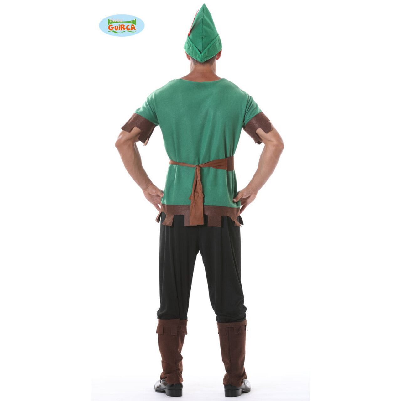 Op deze afbeelding zie je een Kostuums, van het merk Guirca. Robin Hood Uit Sherwood Forest Man Kostuum